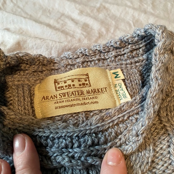 Aran Sweater Market Merino Wool Sweater from Ireland - Picture 5 of 8